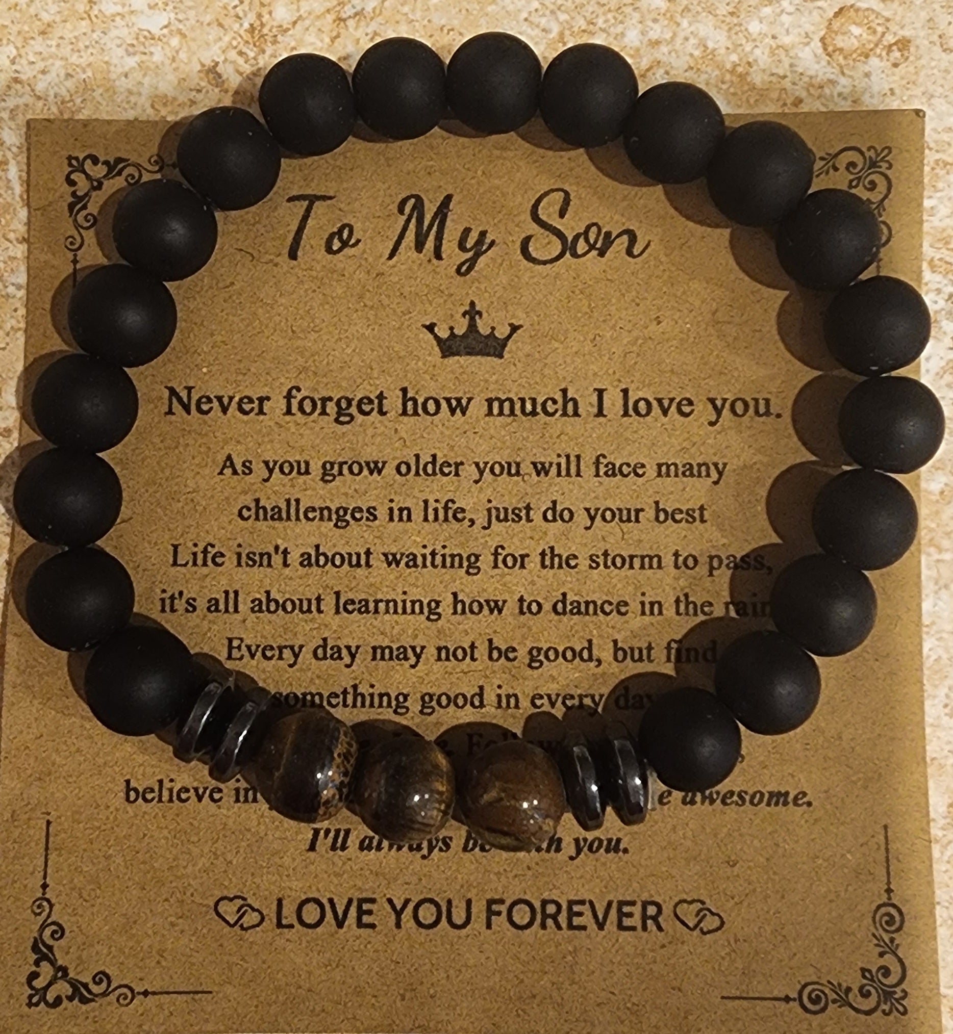 -To my son bracelet