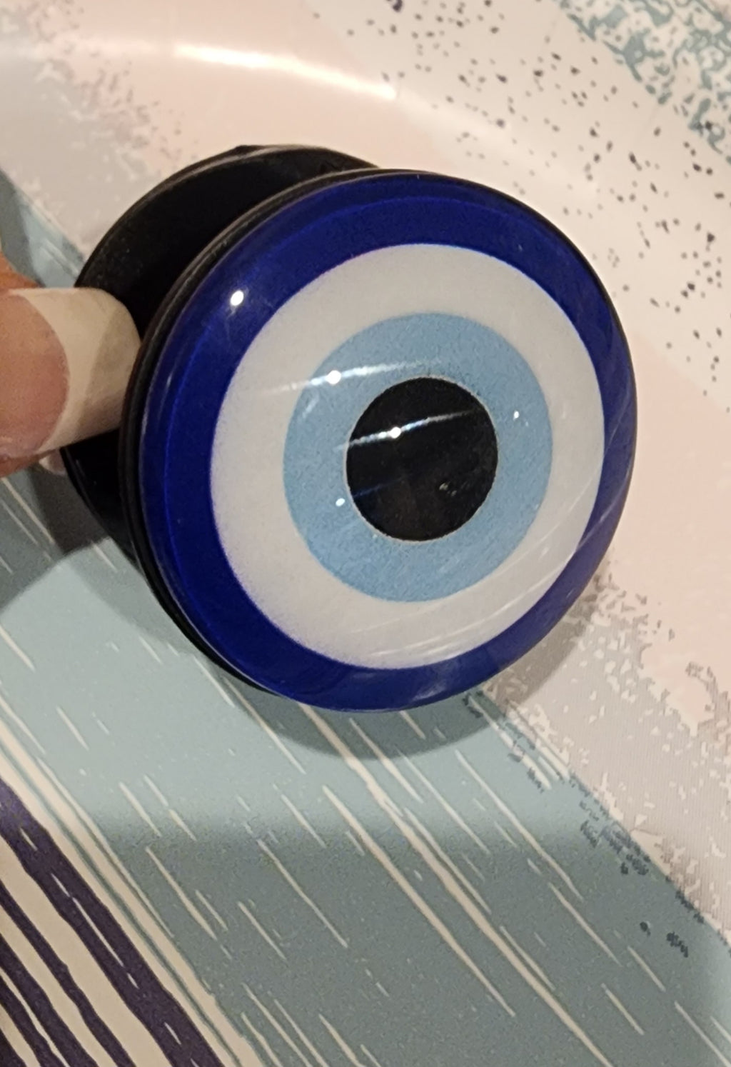 -Accesorio para teléfono autoportante con forma de ojo turco