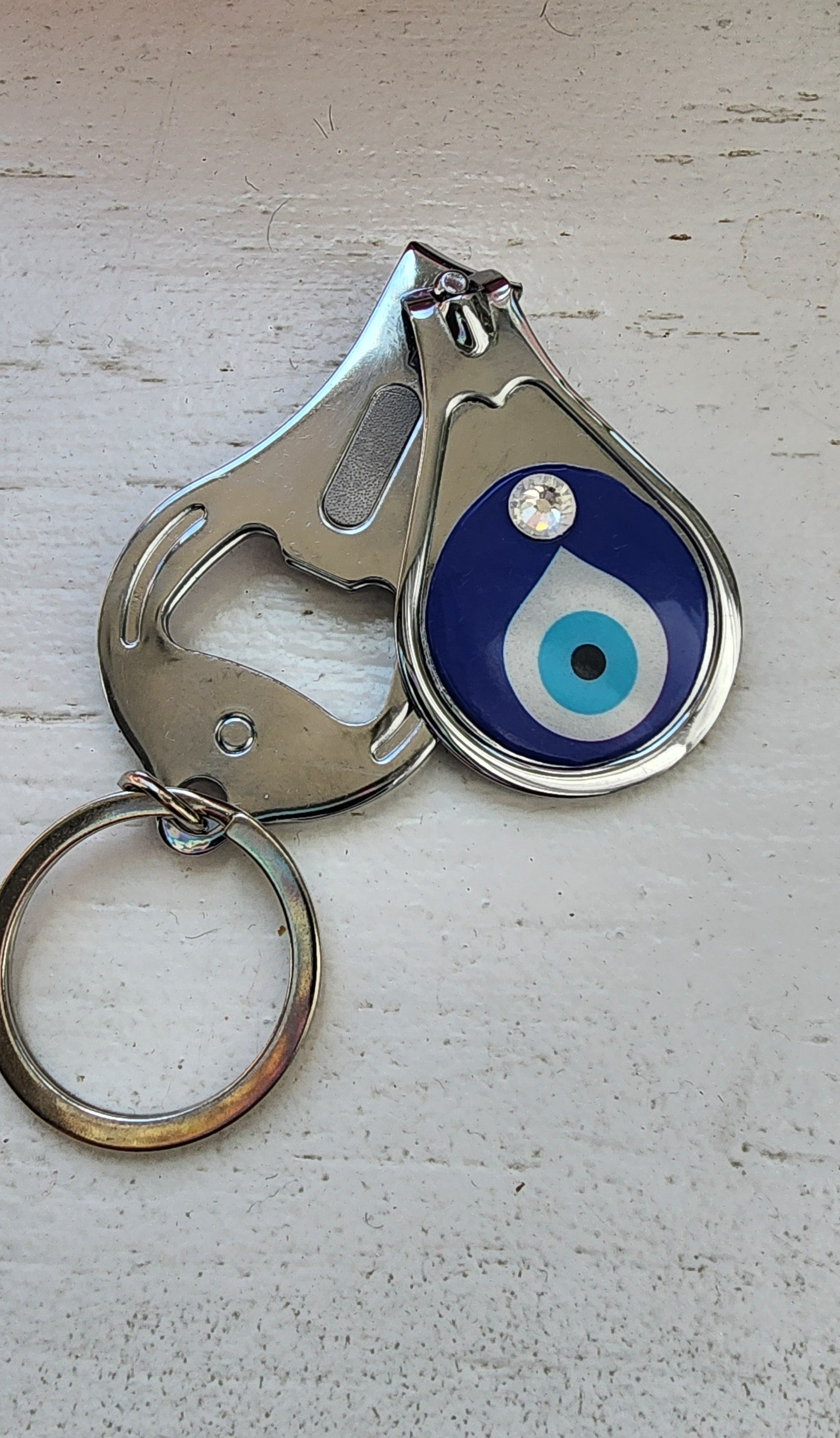 Llavero multiusos con ojo turco