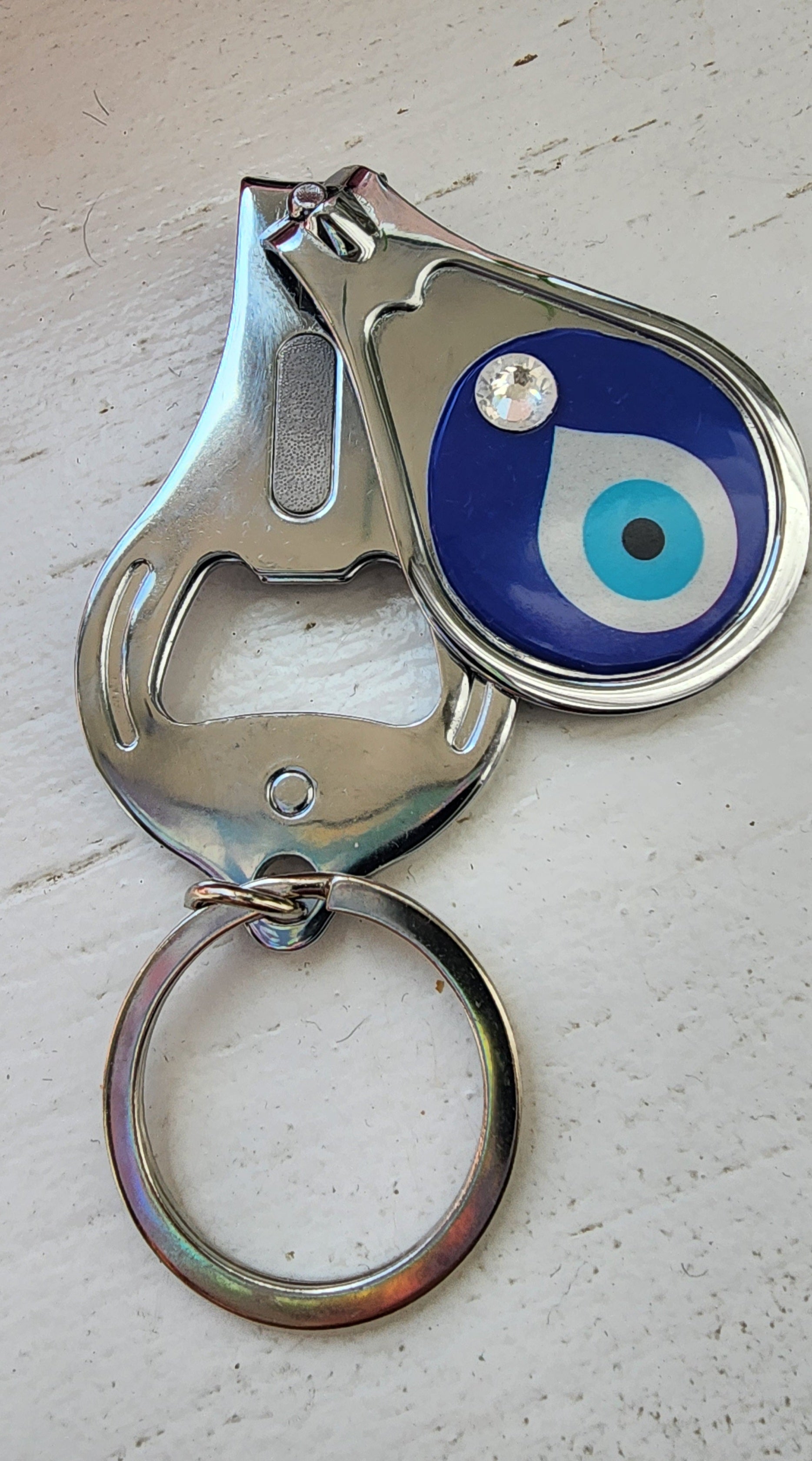 Llavero multiusos con ojo turco
