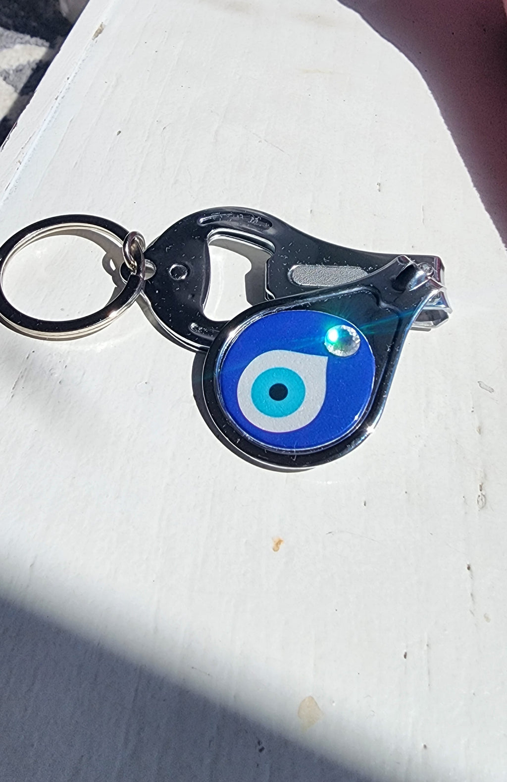 Llavero multiusos con ojo turco