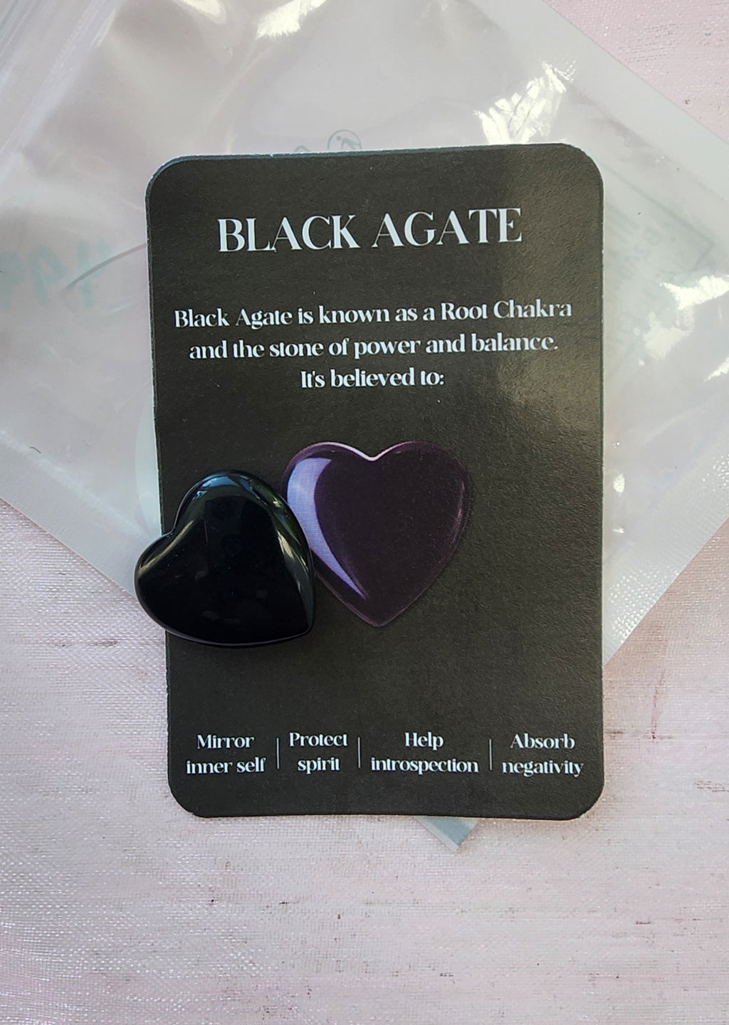 -Black Agate stone