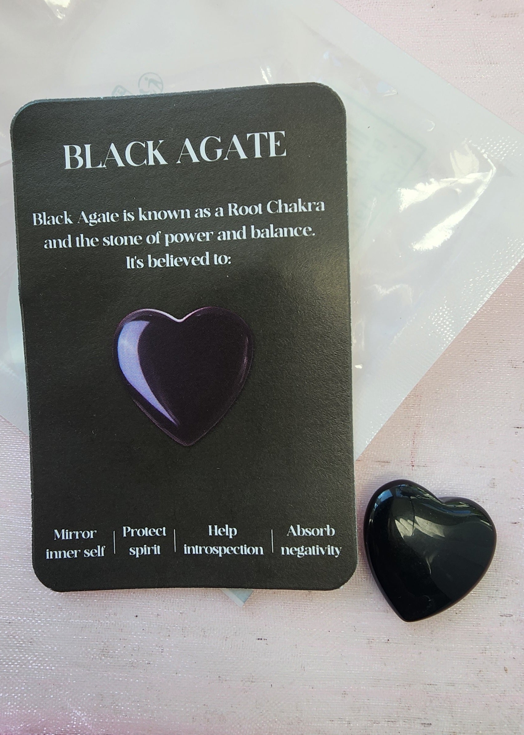 -Black Agate stone