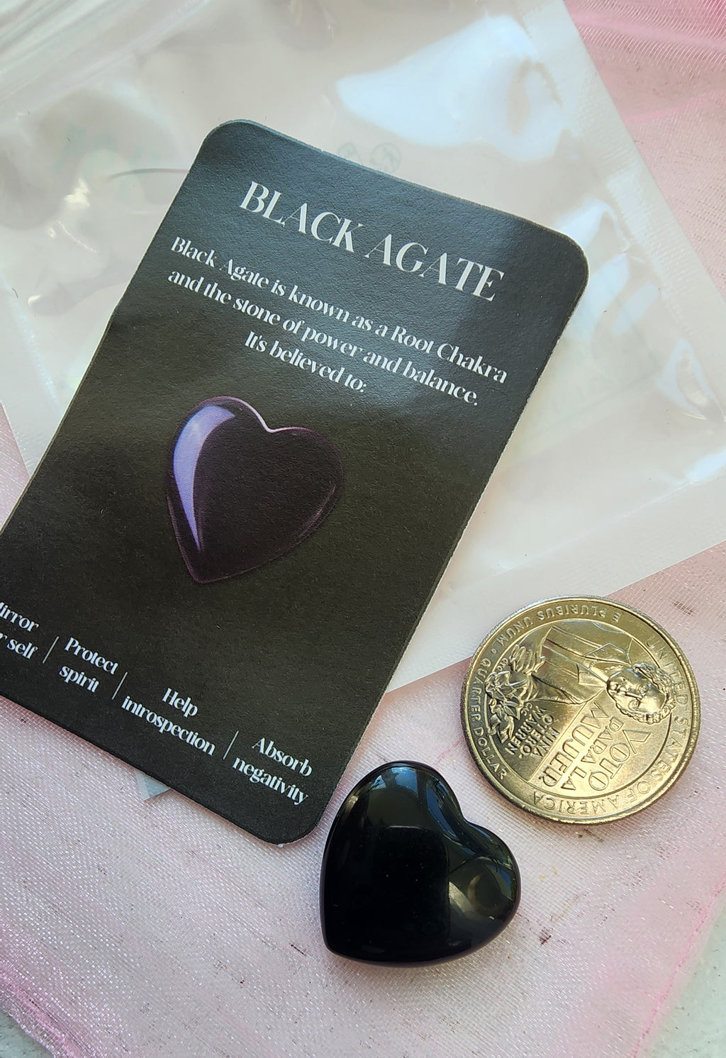 -Black Agate stone