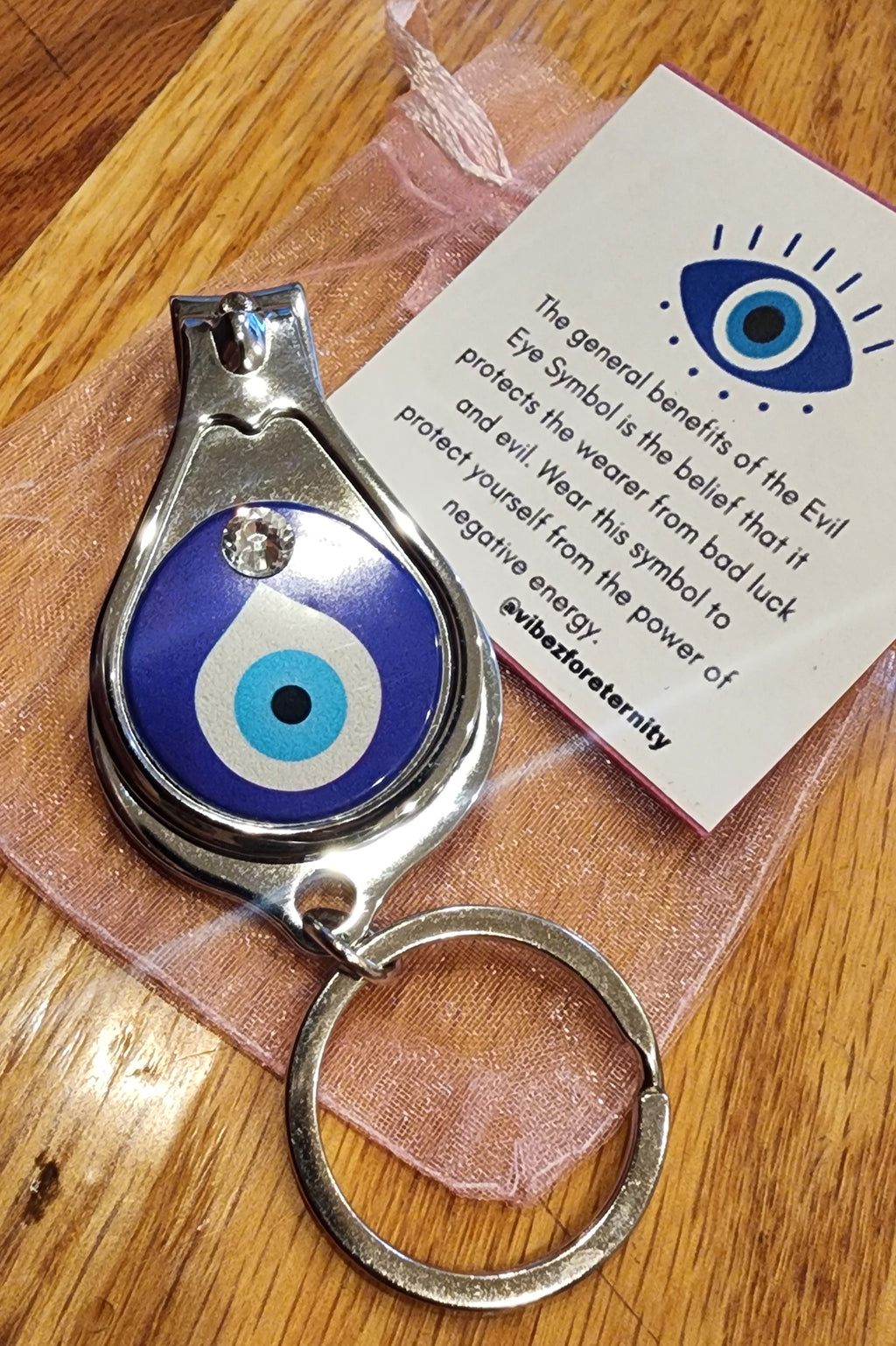 Llavero multiusos con ojo turco