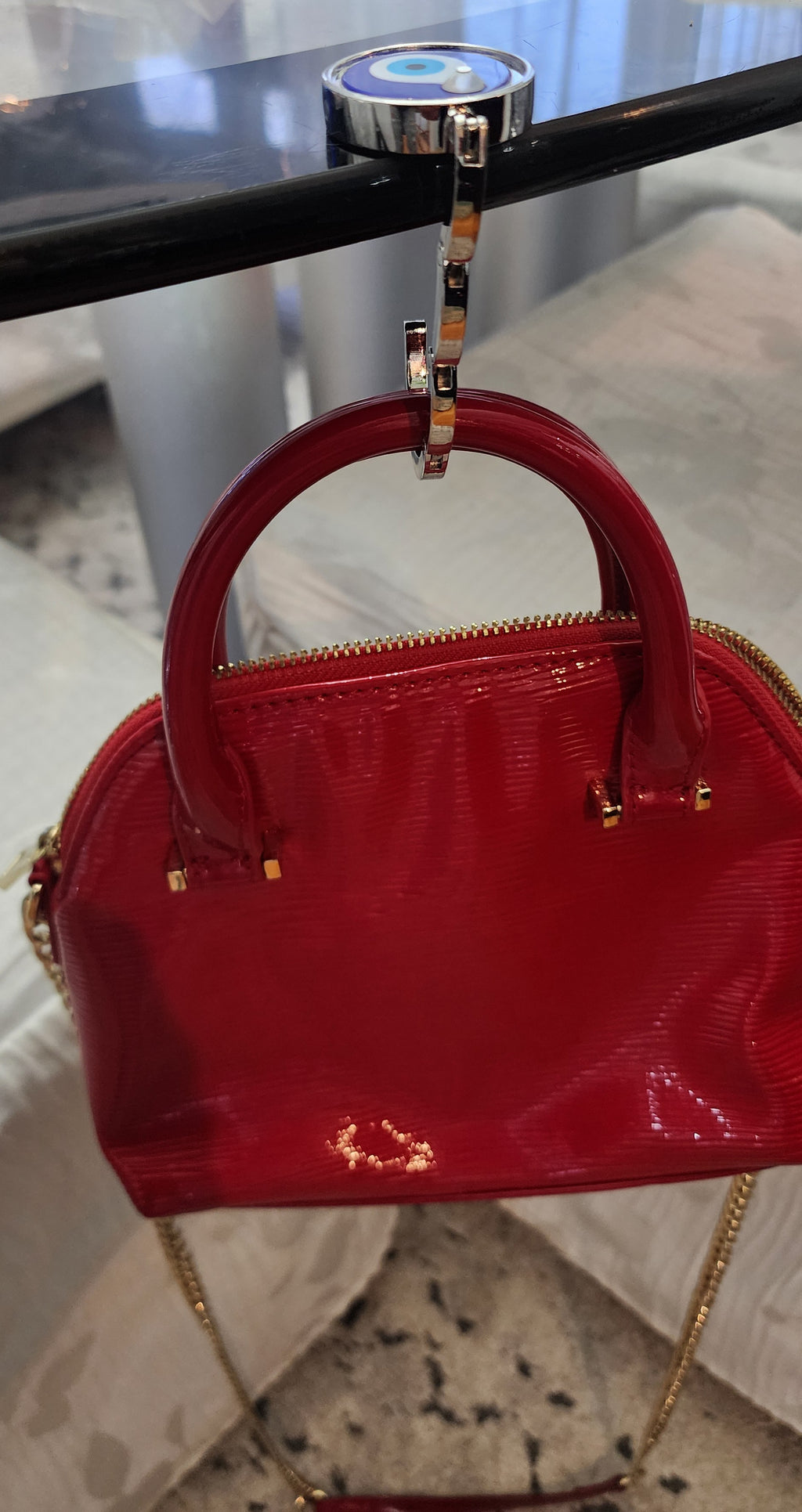 -Handbag evil eye hook