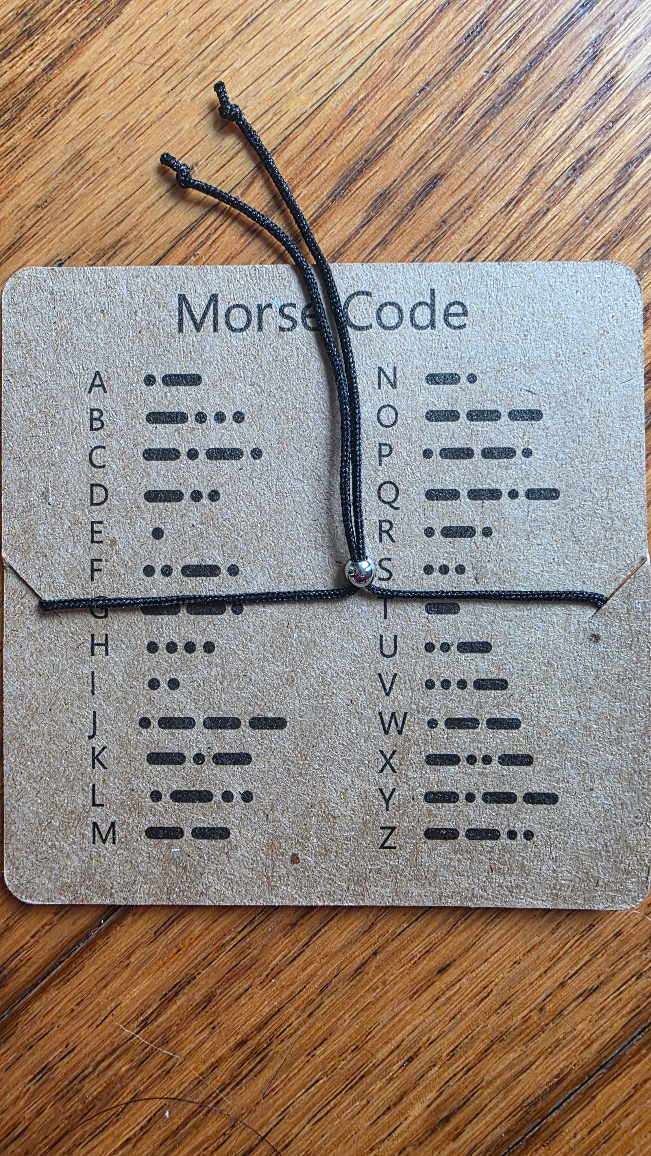 -I can, morse code bracelet