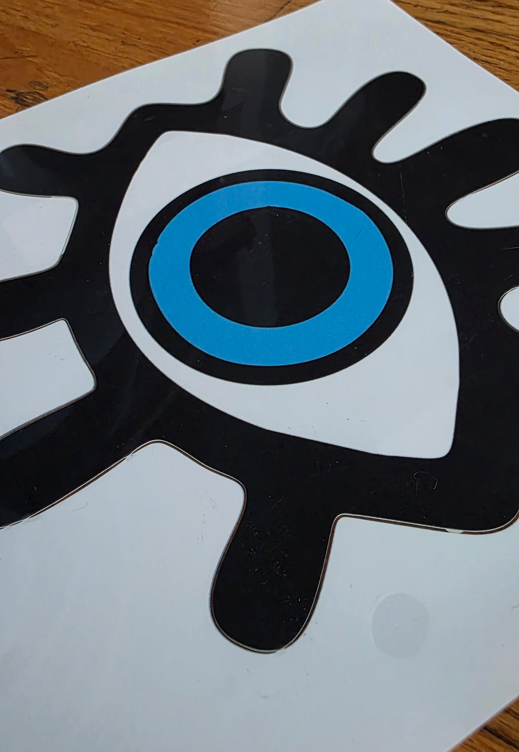 -Pegatina de vinilo para parachoques de coche/ventana con diseño de ojo turco