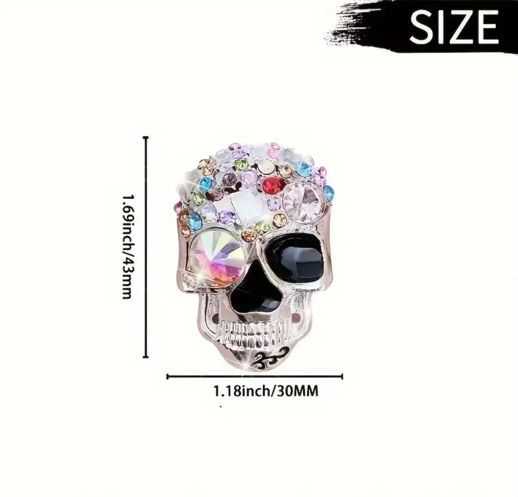¡Ambientador para coche con forma de calavera!