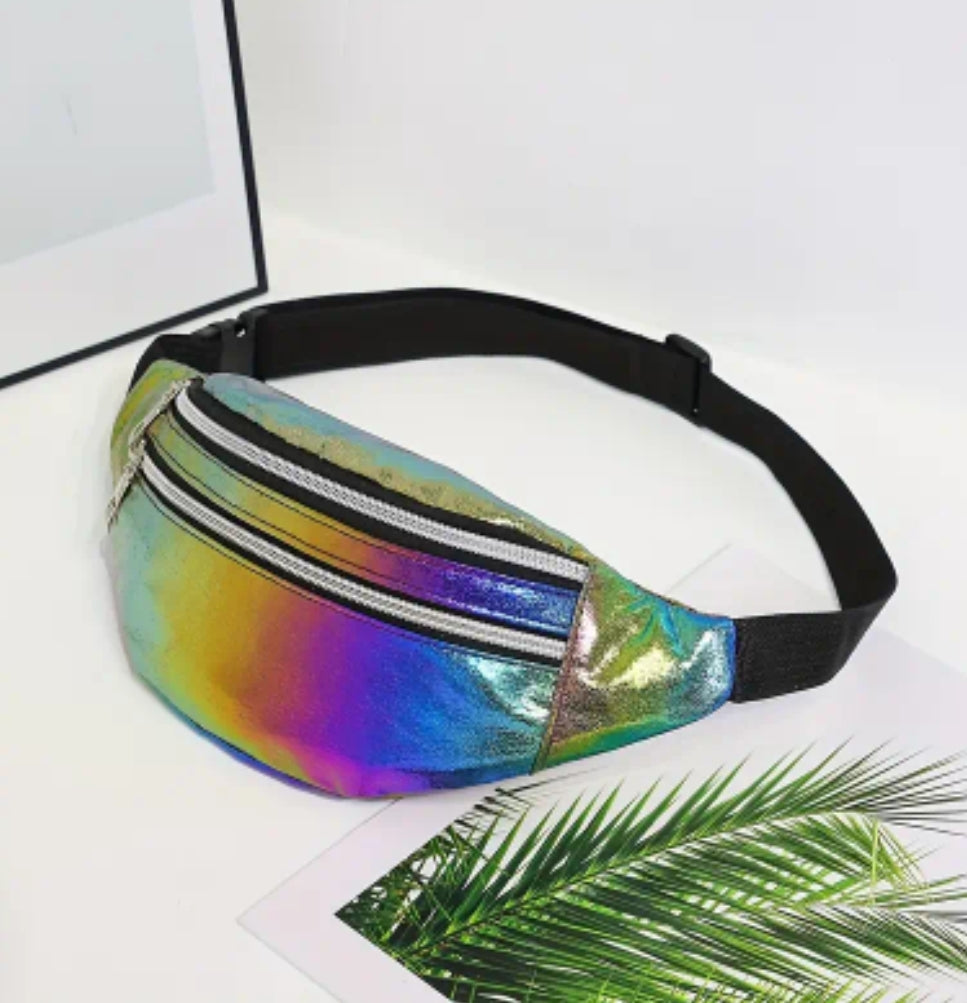 Rainbow crossbody waist fanny pack