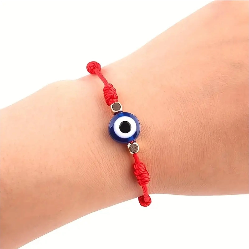 -7 knot with evil eye bracelet