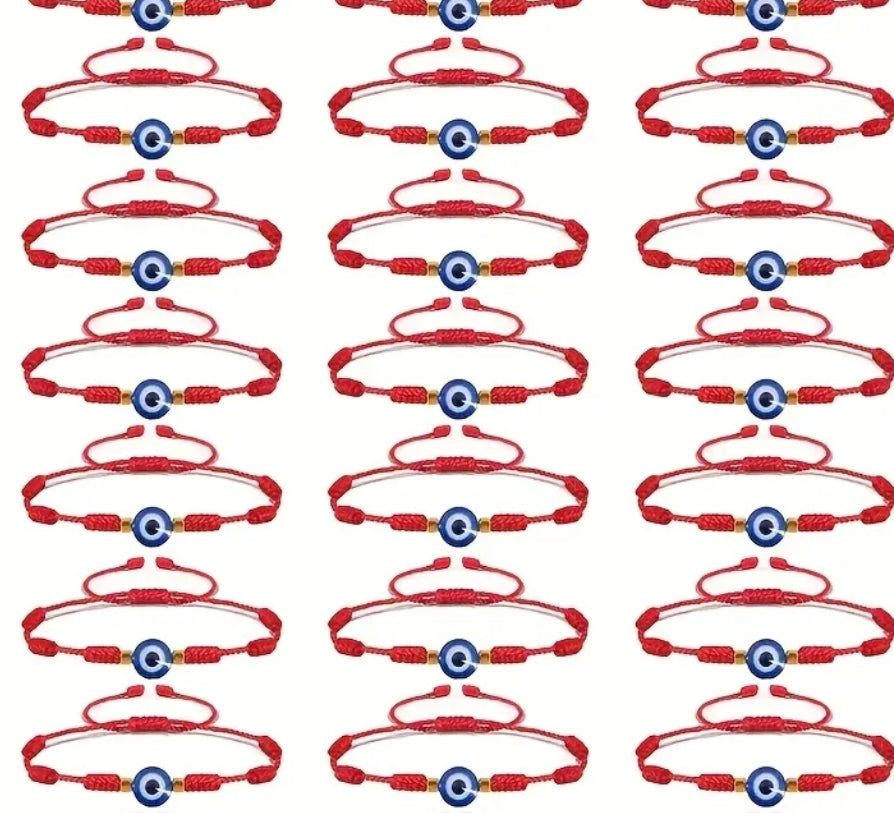 -7 knot with evil eye bracelet