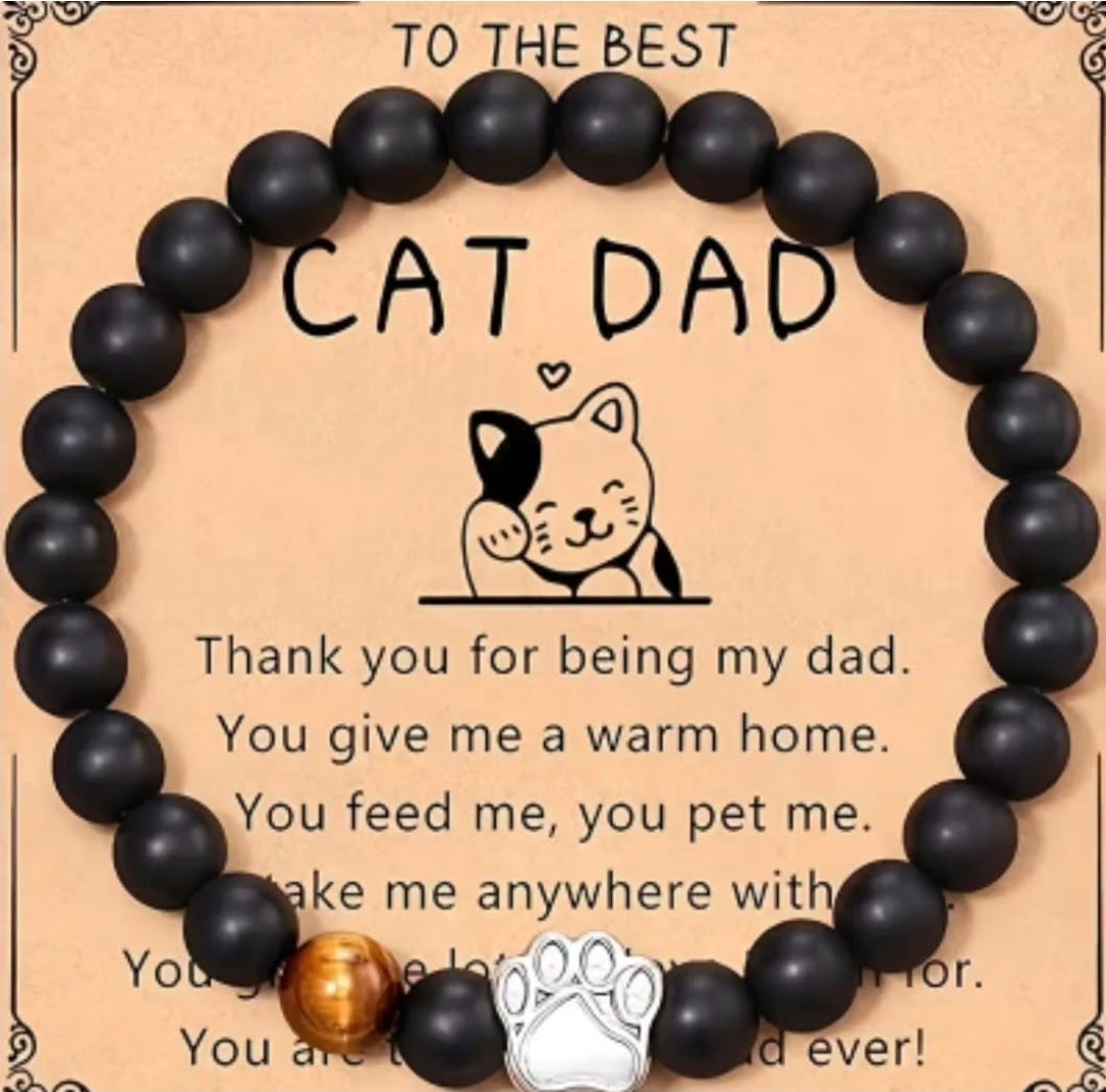 -Cat dad bracelet