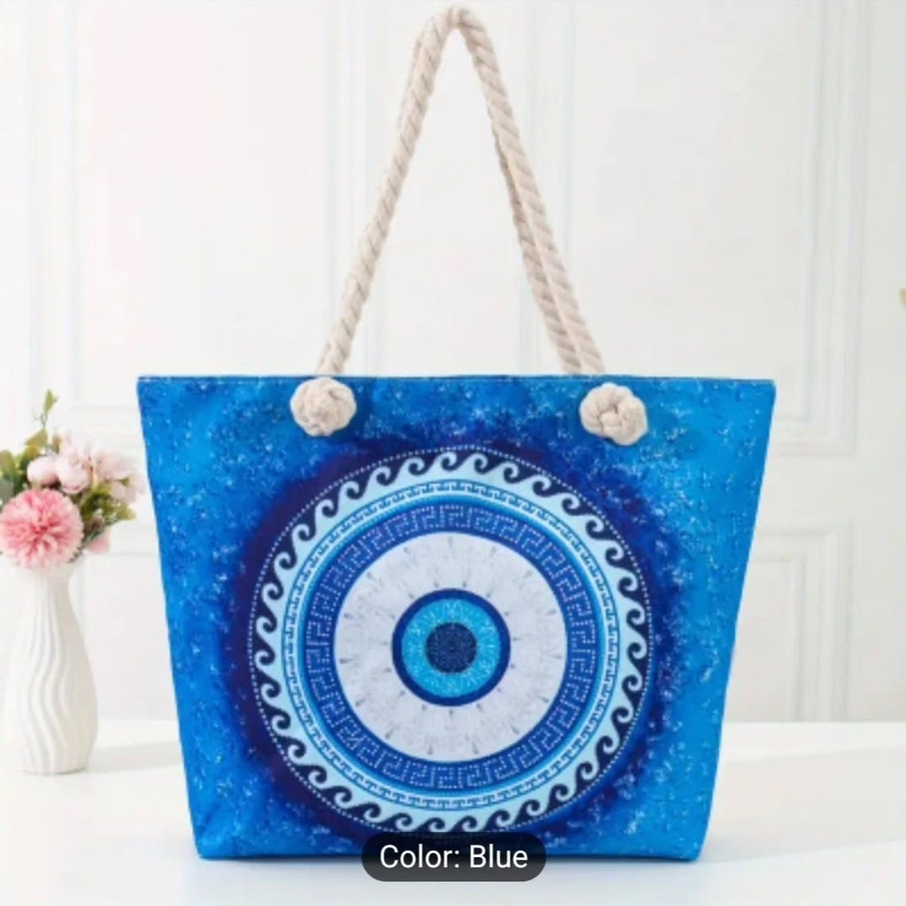 -Bolso de playa con el Ojo Turco