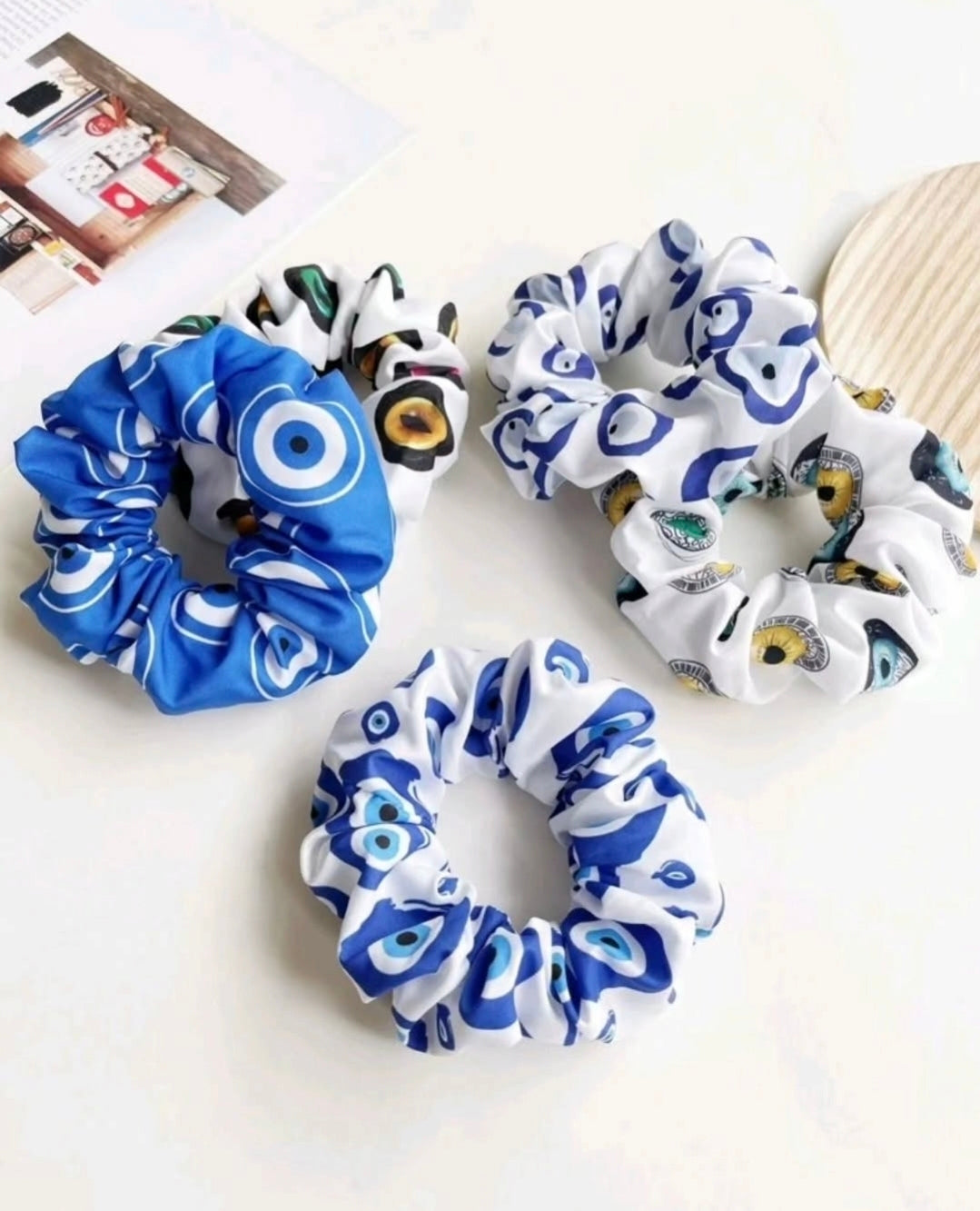 -5 coleteros con estampado de ojo turco