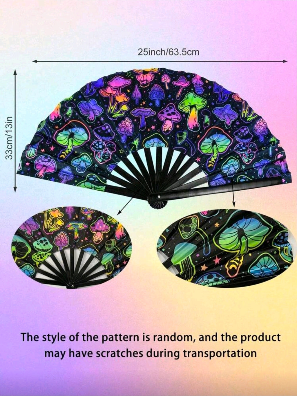 UV mushroom hand fan