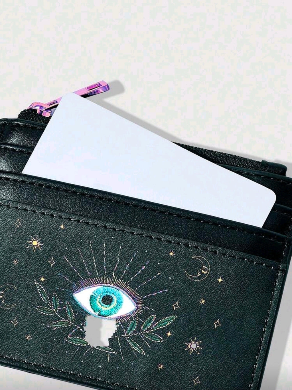 Evil eye card holder
