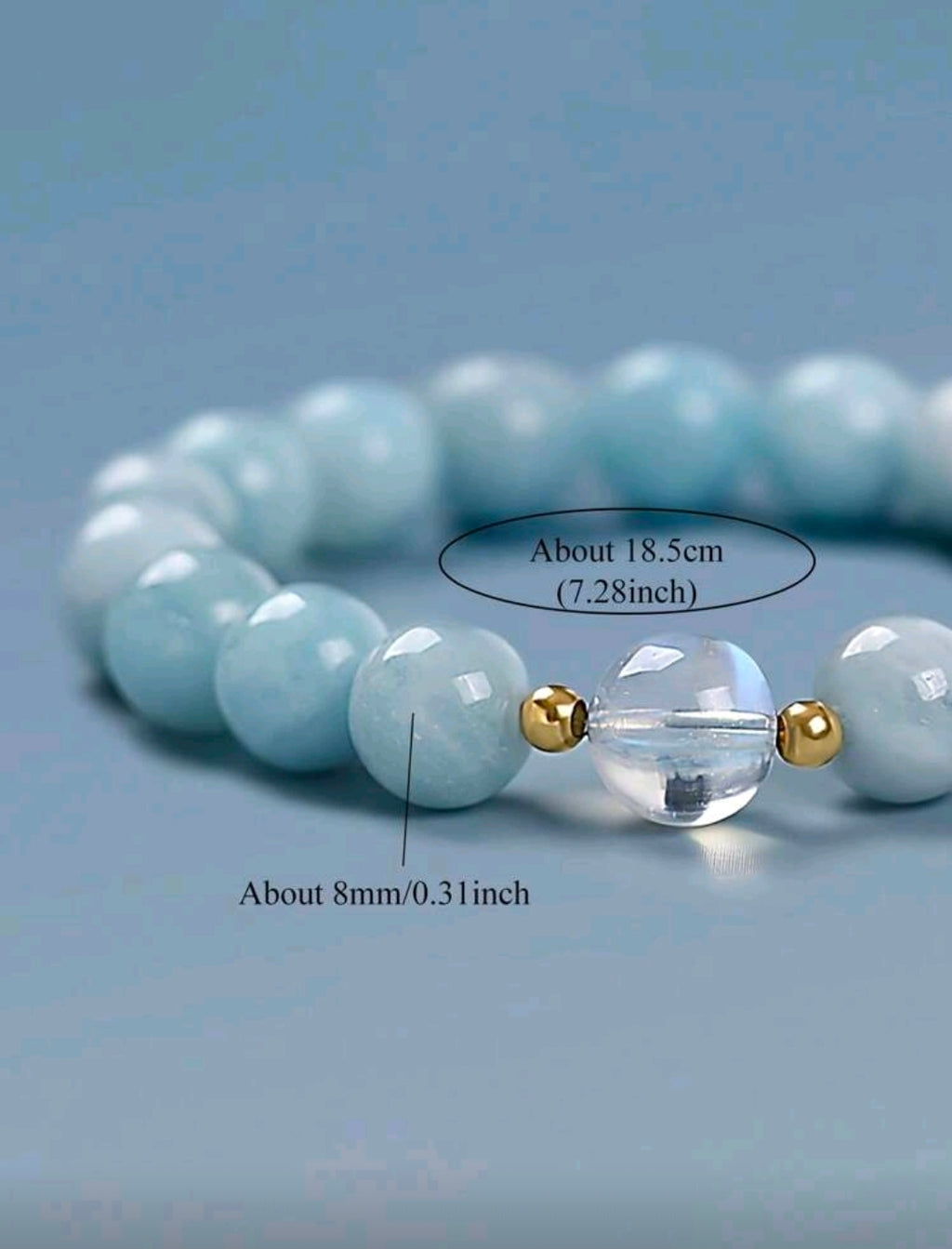 Blue Courage bracelet