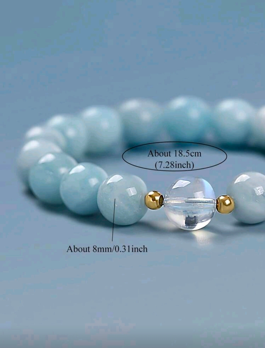 Blue Courage bracelet
