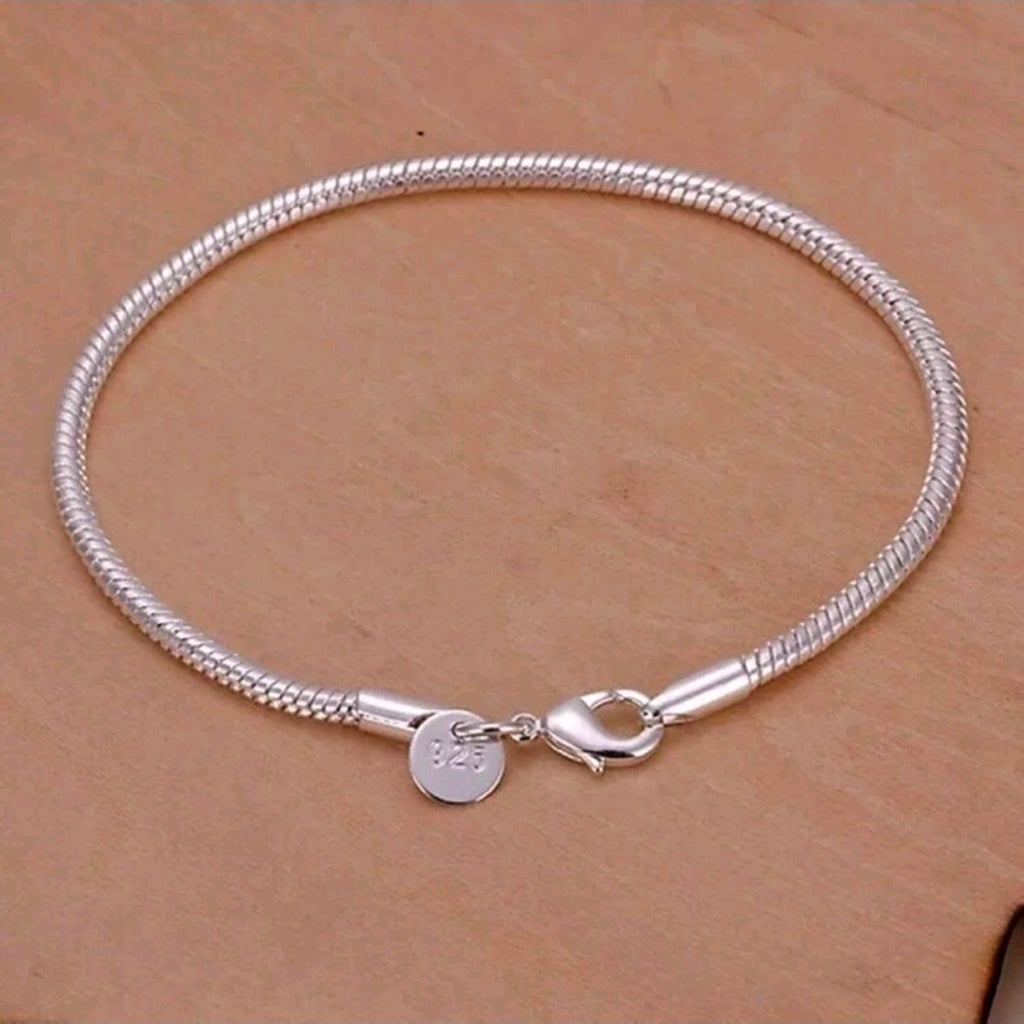 925 bracelet with evil eye charm!