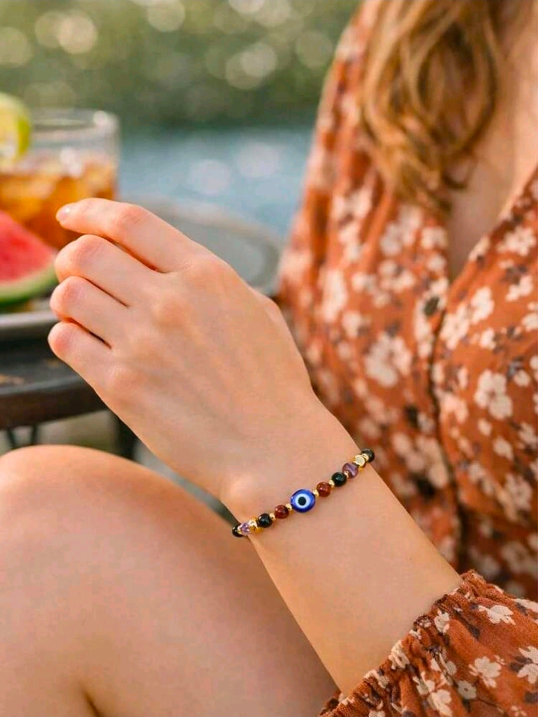 Fivefold protection bracelet