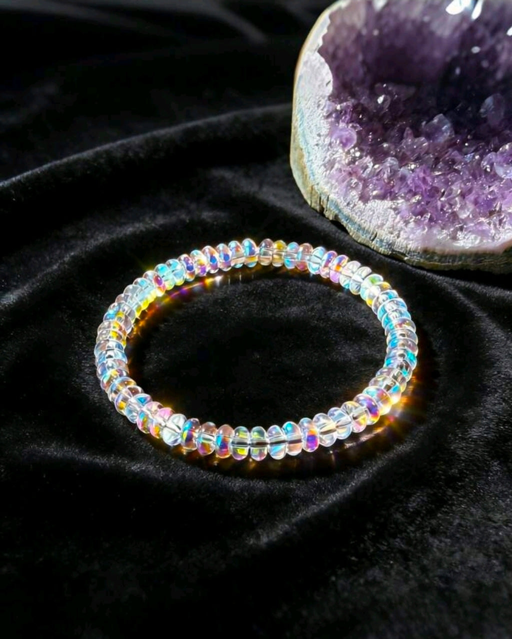 Menopause bracelet with Ethiopian opal stone