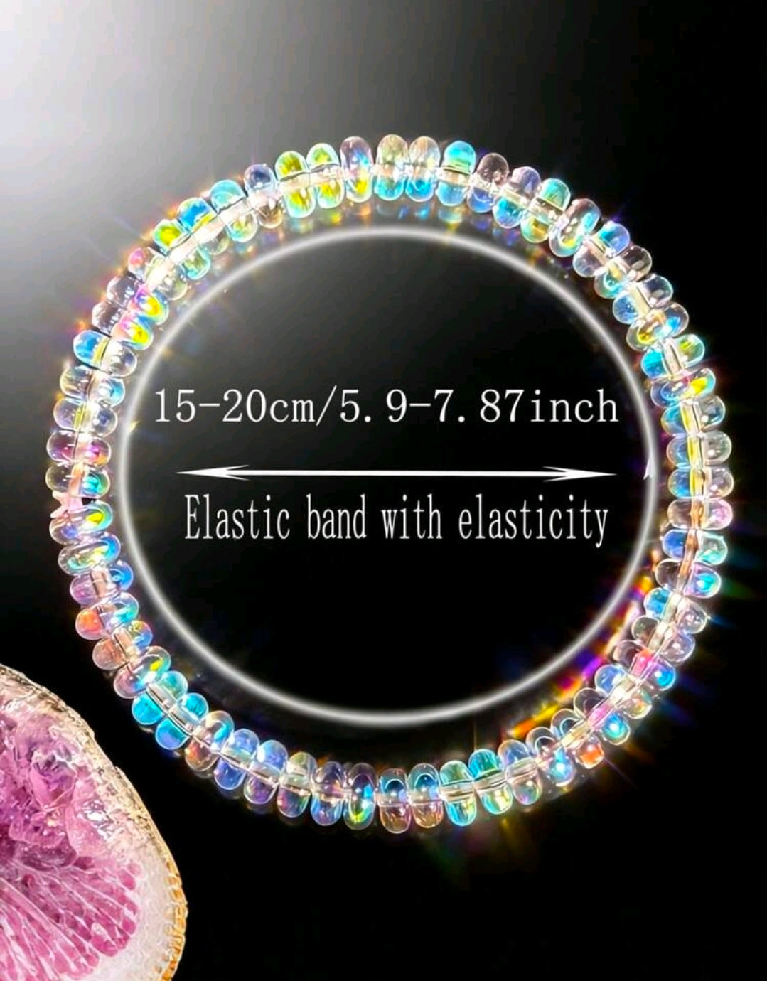 Menopause bracelet with Ethiopian opal stone