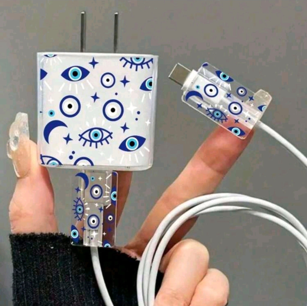 3pcs evil eye cable accesories (cable not included)