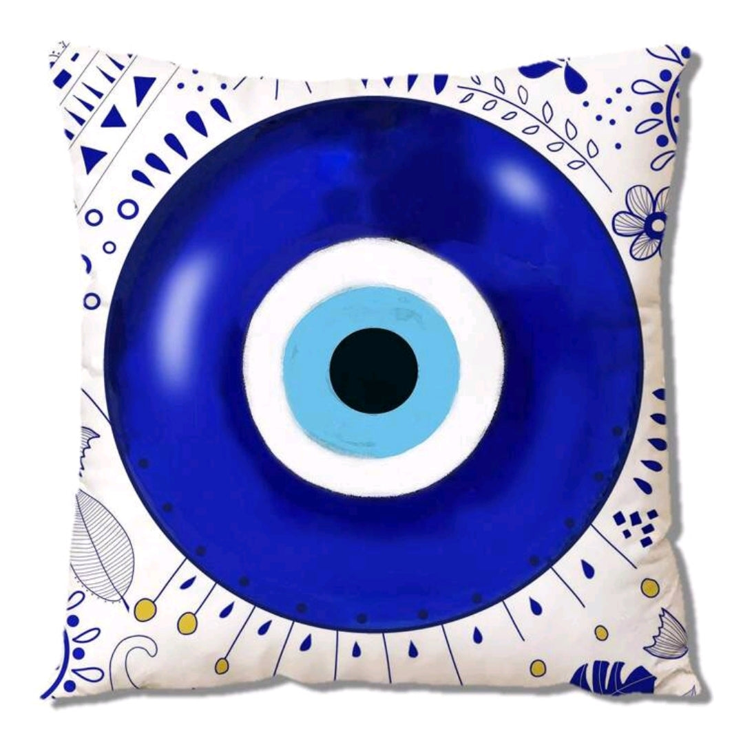 -Evil Eye cover case with zipper