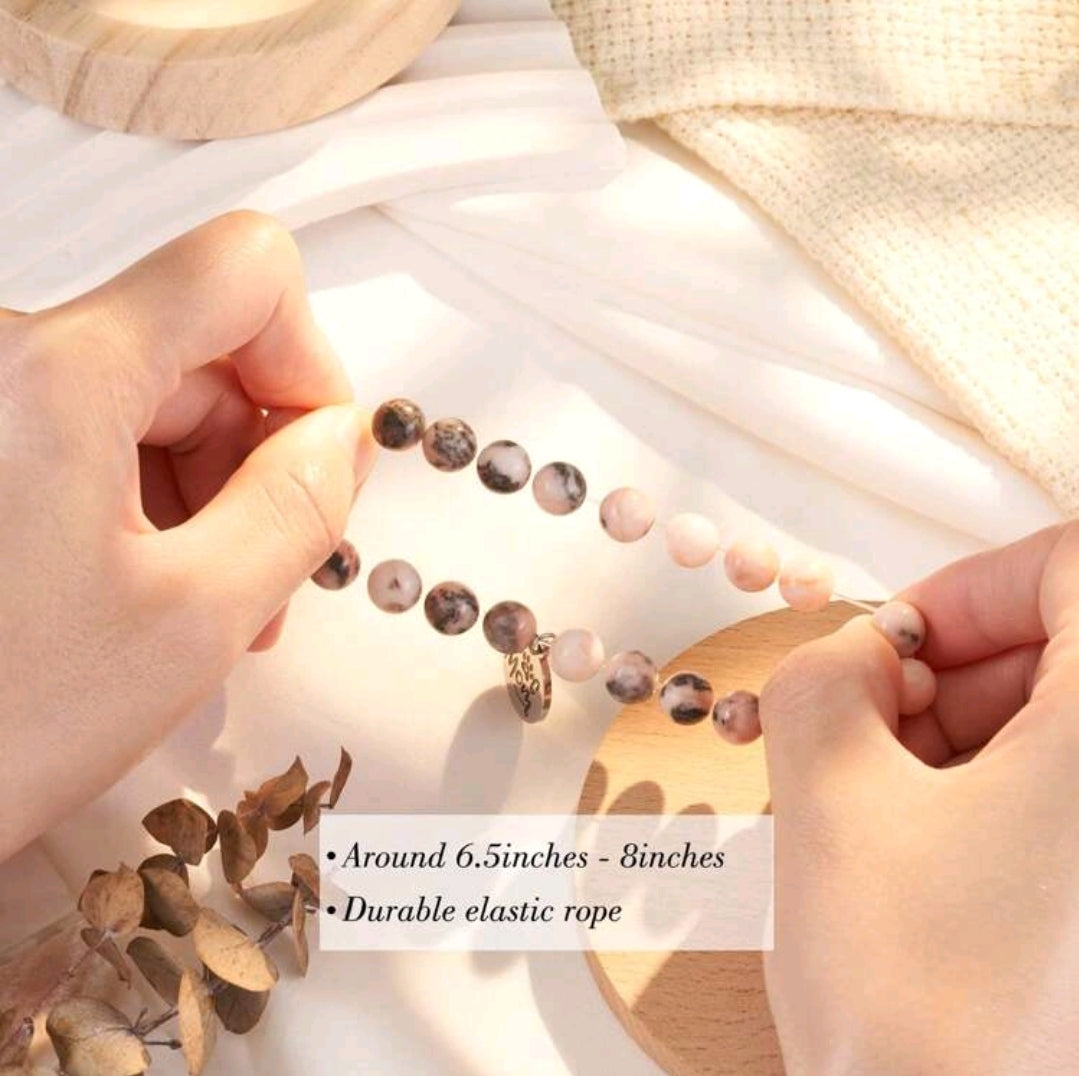 Pulsera de piedra natural para mamá perruna