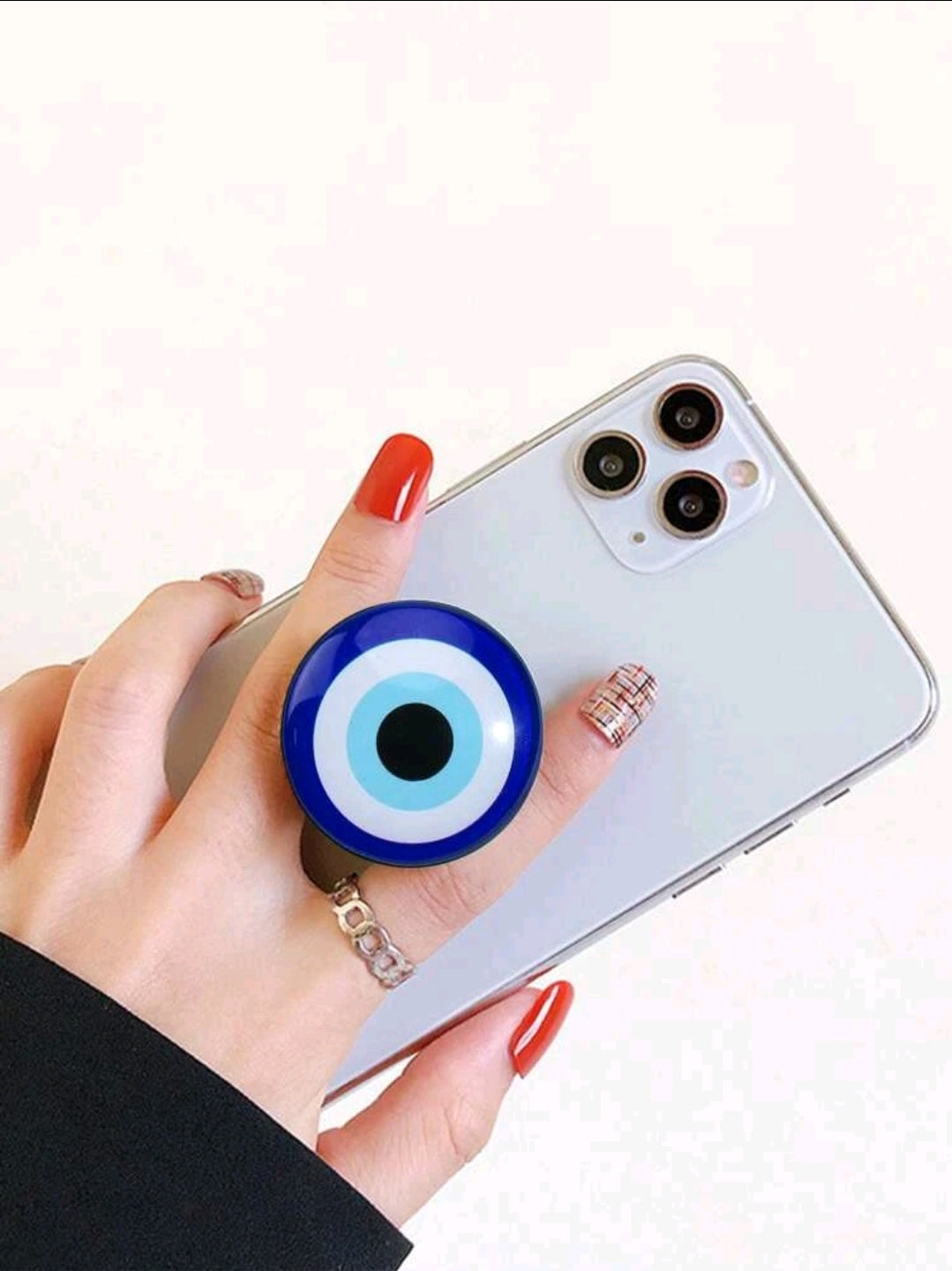 -Accesorio para teléfono autoportante con forma de ojo turco