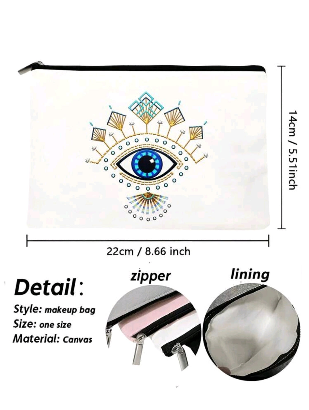 -Neceser de ojo turco