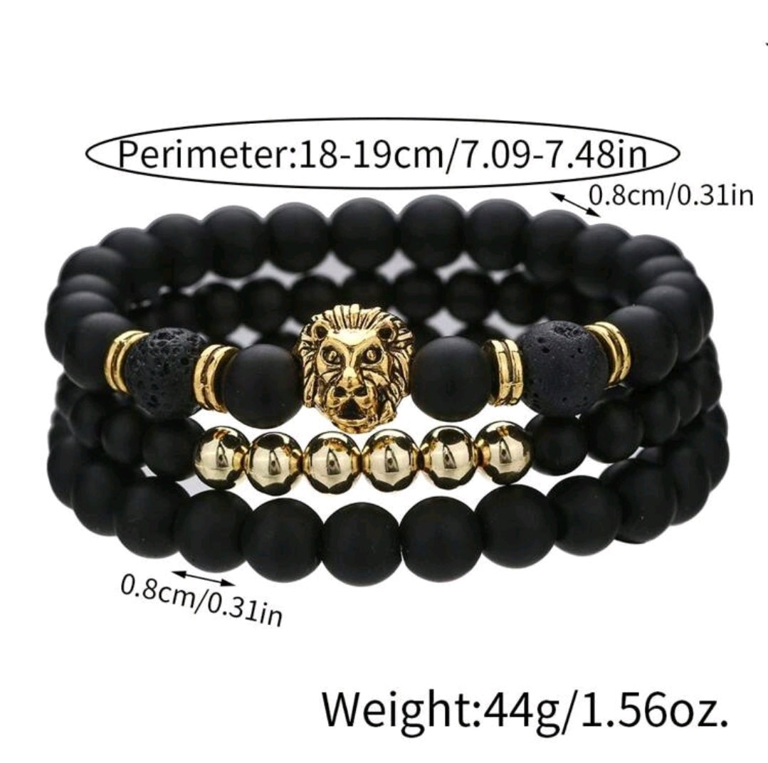 -Lion king bracelet (set of 3)