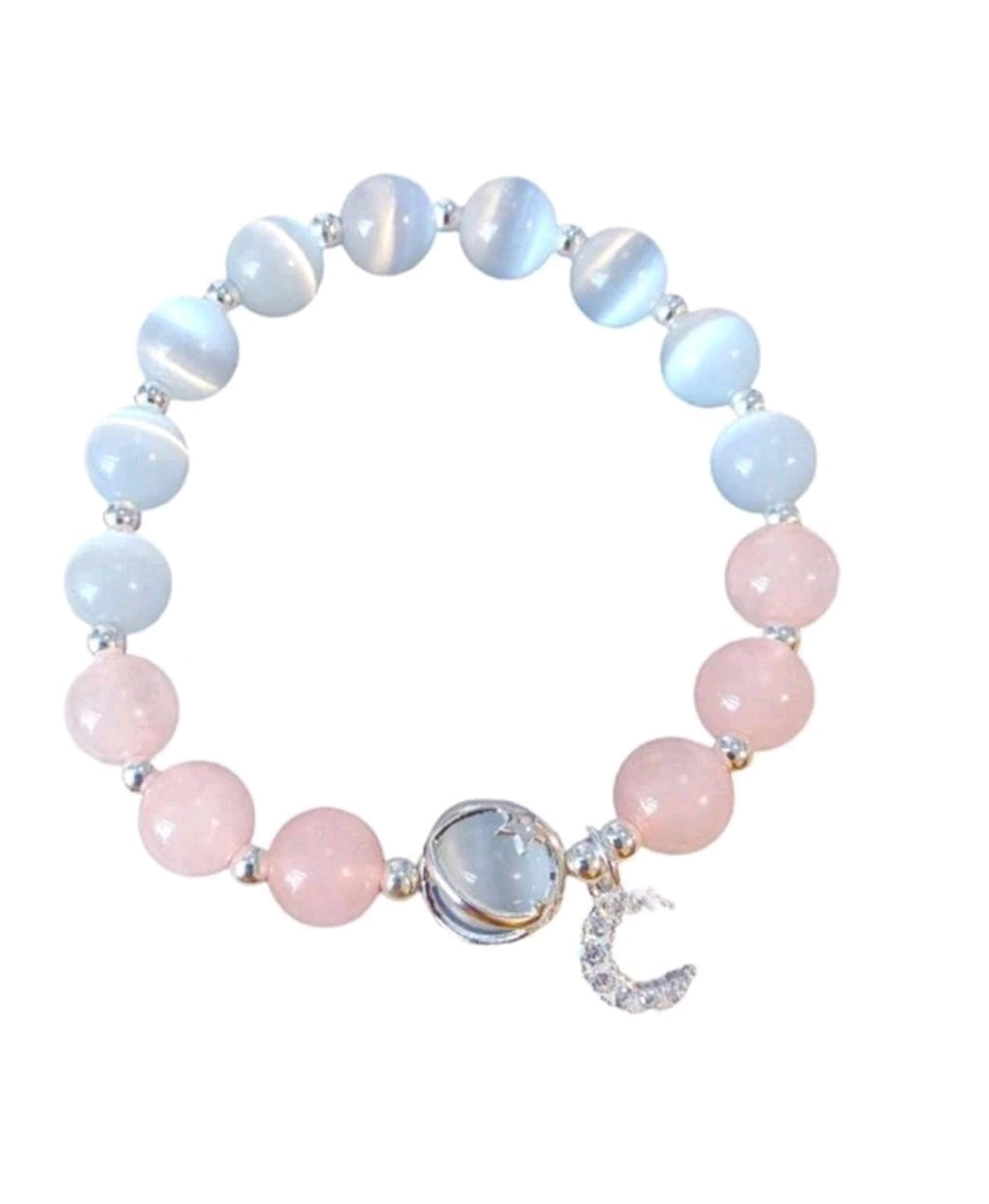 -Pink Moonstone bracelet