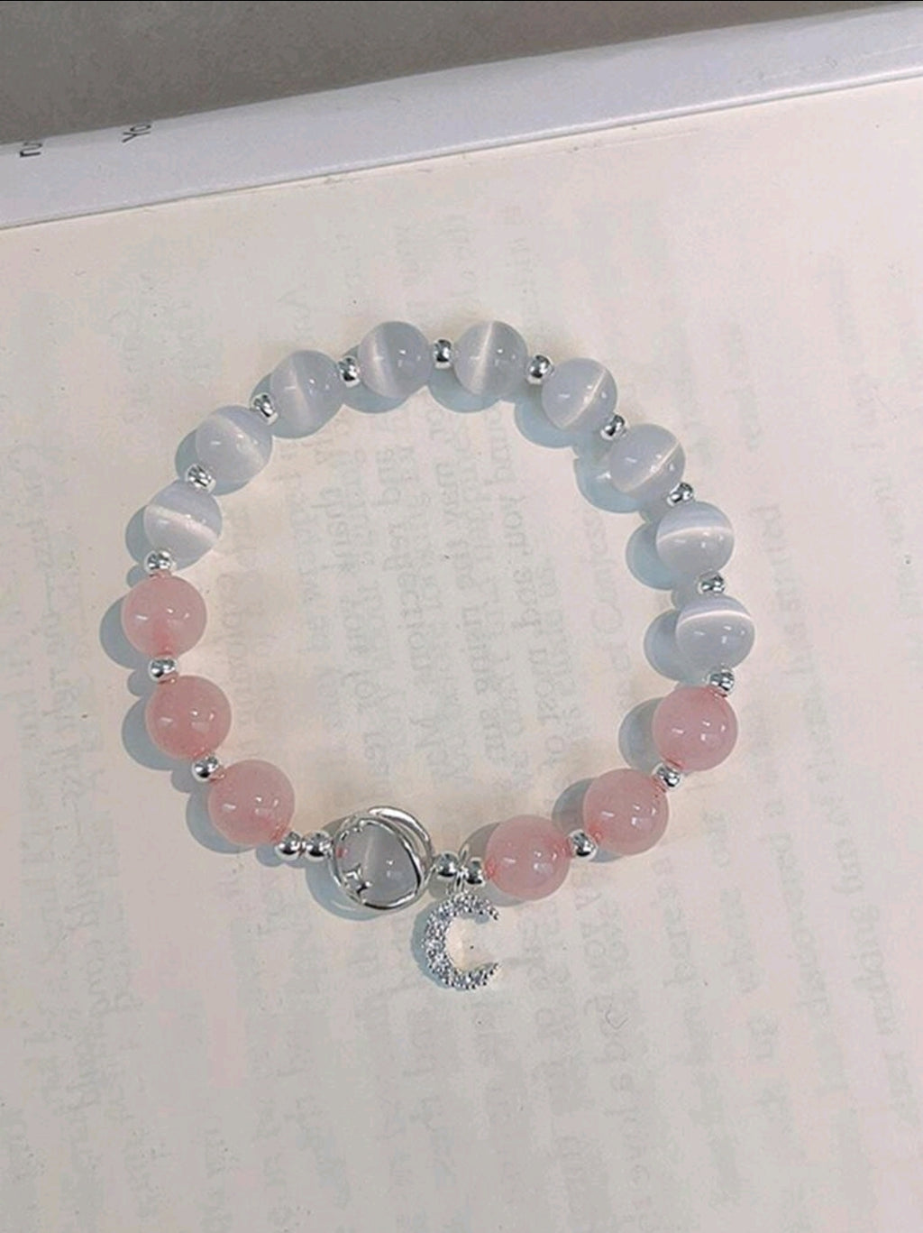 -Pink Moonstone bracelet