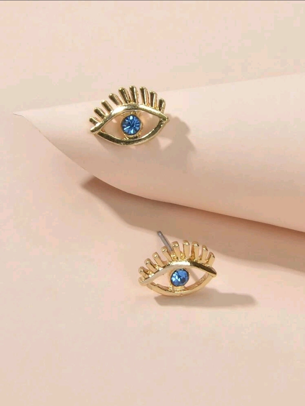 -Evil eye earrings