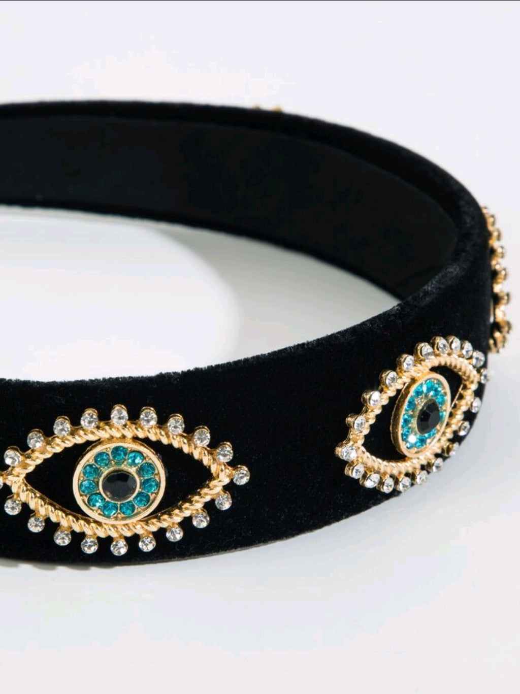 -Evil eye headpiece