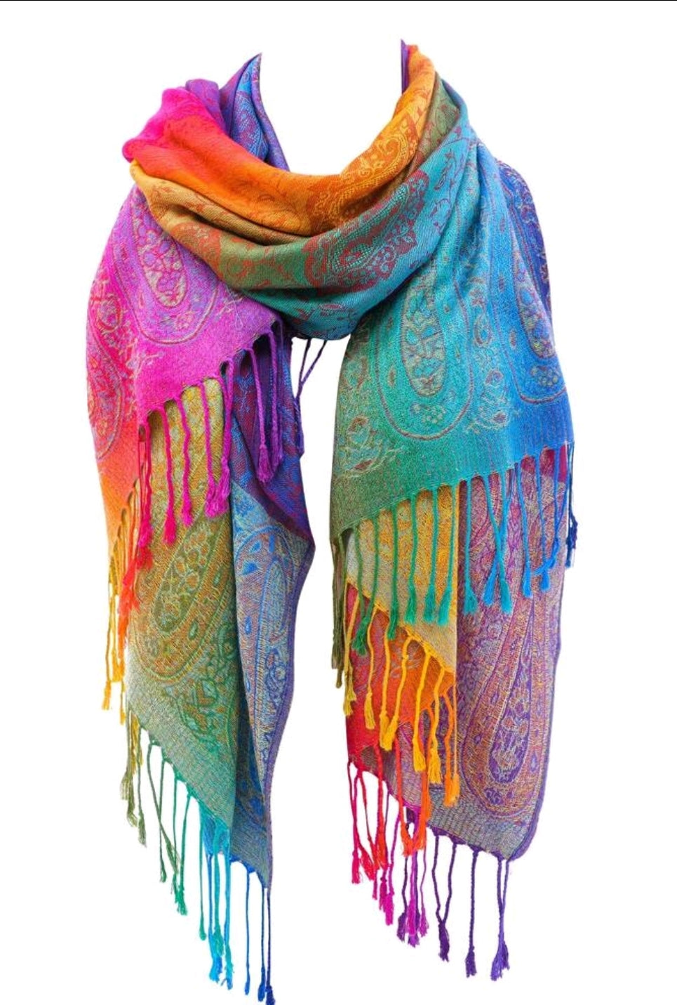 -Pashmina colorida